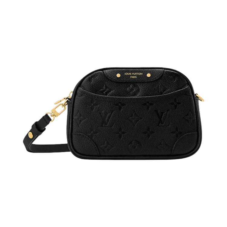 Louis Vuitton Tiny Camera Bag 'Black Monogram Embossed Empreinte Cowhide Leather'