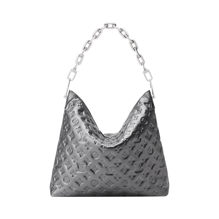 Louis Vuitton Coussin Hobo MM 'Gunmetal Gray Monogram Calfskin'