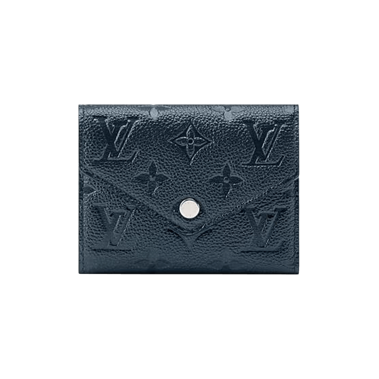 Louis Vuitton Victorine Wallet 'Shimmery Ink Monogram Embossed Empreinte Cowhide Leather'