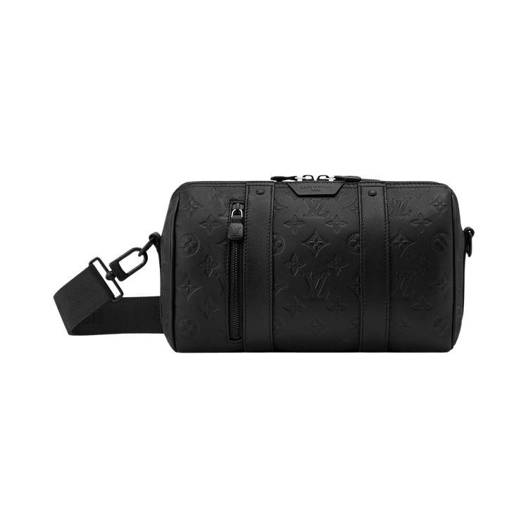 Louis Vuitton City Keepall 'Black Monogram Shadow Calfskin Leather'