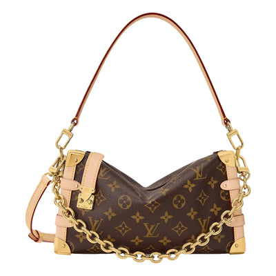 (WMNS) LOUIS VUITTON Side Trunk MM East West 'Brown'