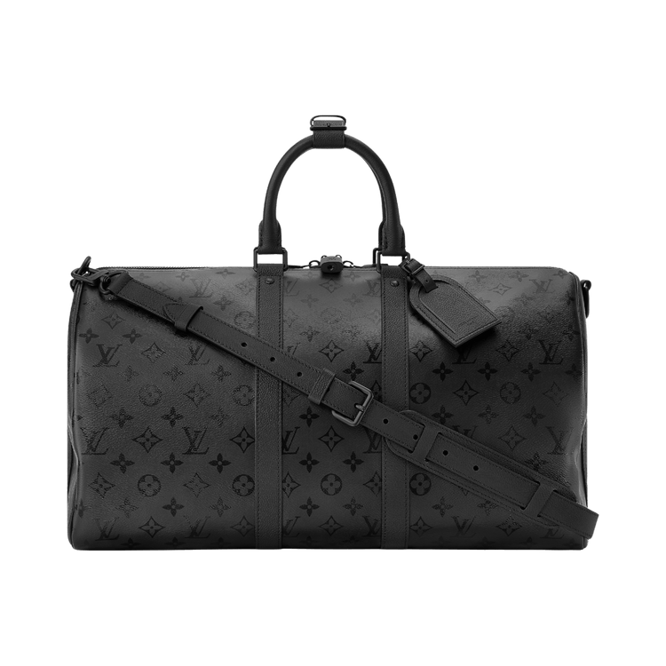 Louis Vuitton Keepall Bandoulière 45 'Black Monogram Midnight Canvas'