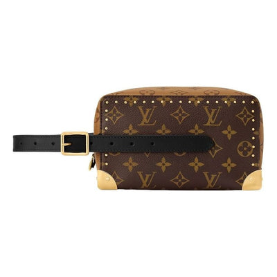 (WMNS) LOUIS VUITTON 26 Locker Dopp Kit 'Brown'