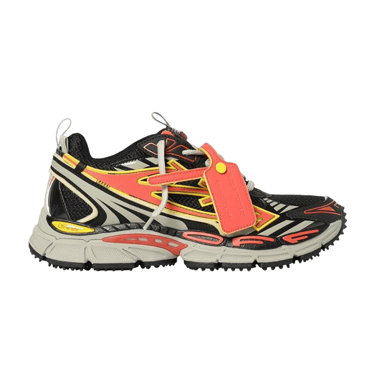 Off-White Be Right Back Mesh 'Black Coral Red'
