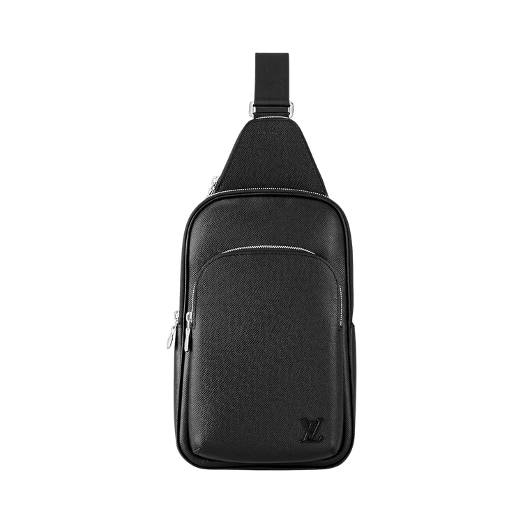 Louis Vuitton Avenue Slingbag 'Black Taiga Cowhide Leather'