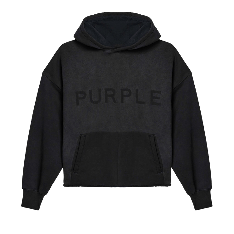 PURPLE BRAND Shadow Wordmark Oversized Hoodie 'Black'