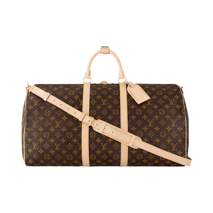 Louis Vuitton Keepall Bandoulière 55 'Brown Monogram Canvas'