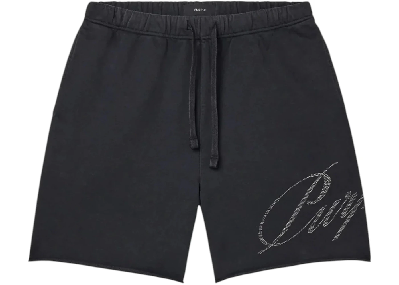 Purple Brand Midweight Fleece Po Shorts Black