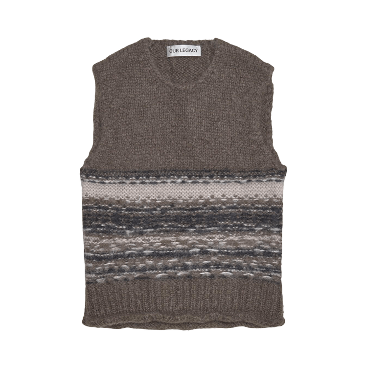 Our Legacy Pleaser Tank 'Blue Fair Isle'