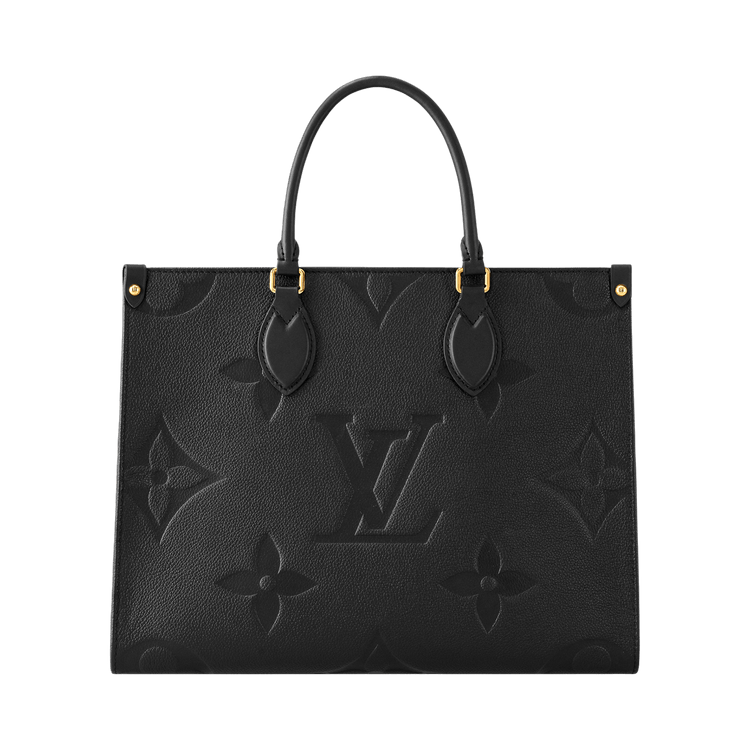 Louis Vuitton Onthego MM 'Black Monogram Embossed Empreinte Cowhide Leather'