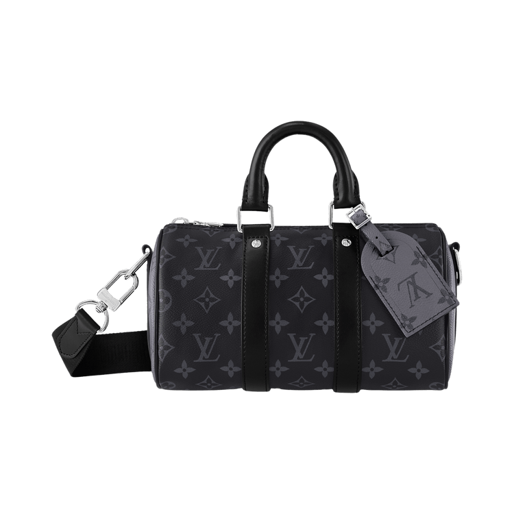Louis Vuitton Keepall Bandoulière 25 'Monogram Eclipse Reverse Canvas/Black Monogram Eclipse Canvas'