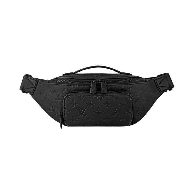 Louis Vuitton Rush Bumbag 'Black Monogram Shadow Calfskin Leather'
