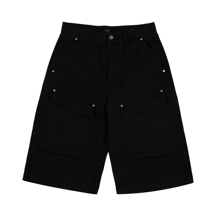 PURPLE BRAND Big Cargo Short 'Black'
