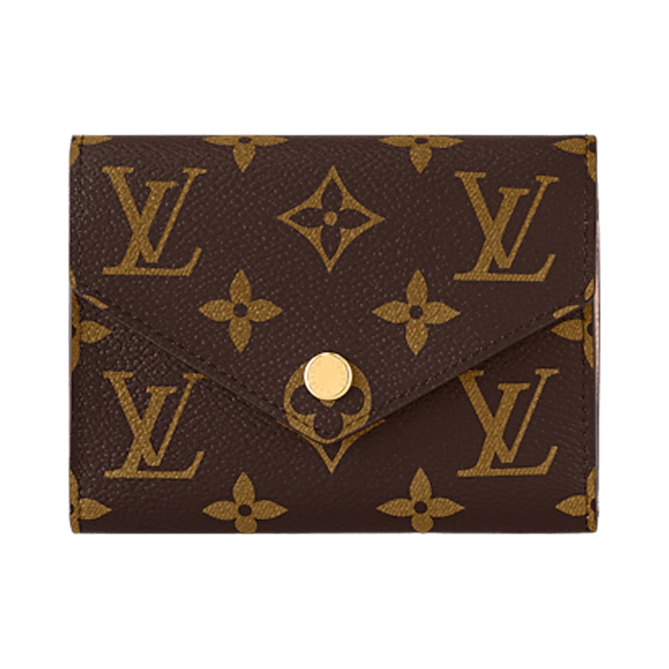 Louis Vuitton Victorine Wallet 'Brown Monogram Canvas/Rose Ballerine Pink'