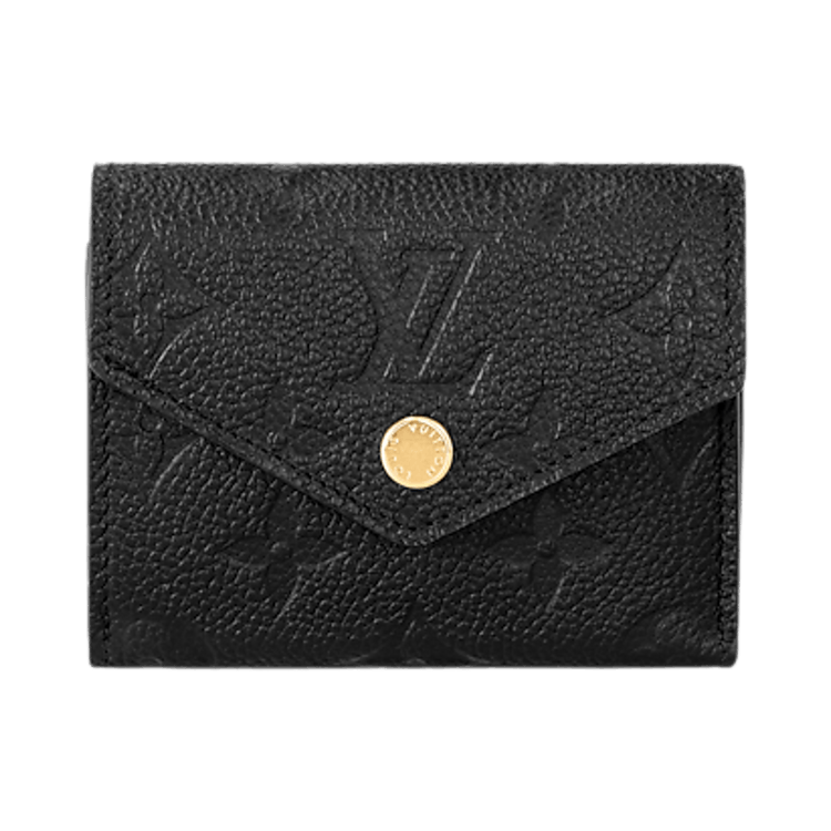 Louis Vuitton Zoé Wallet 'Black Monogram Embossed Empreinte Cowhide Leather'