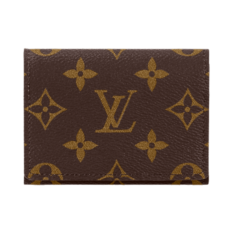 Louis Vuitton Envelope Business Card Holder 'Brown Monogram Canvas'
