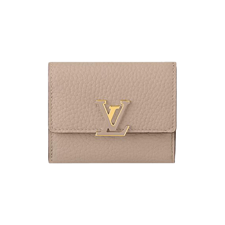 Louis Vuitton Capucines XS Wallet 'Galet Grey Empreinte Cowhide Leather'