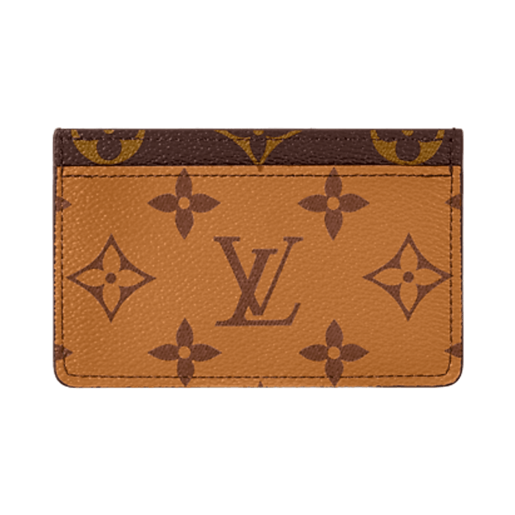Louis Vuitton Card Holder 'Brown Monogram Reverse Canvas'