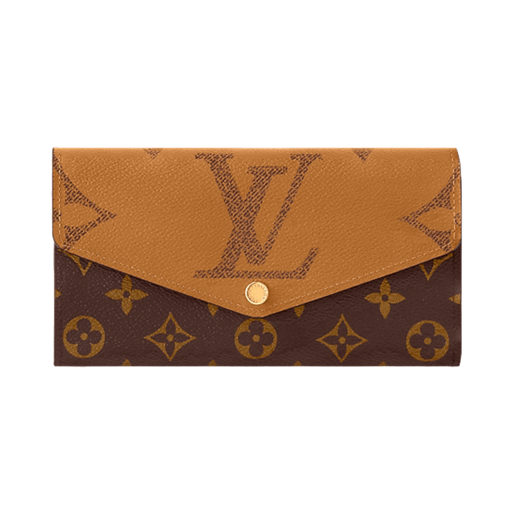 Louis Vuitton Sarah Wallet 'Brown Monogram Reverse Canvas'