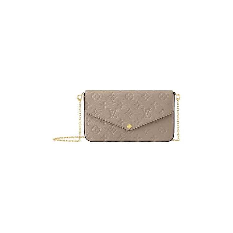 Louis Vuitton Pochette FéLicie 'Tourterelle Beige Monogram Embossed Empreinte Cowhide Leather'
