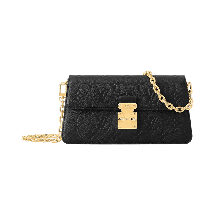 Louis Vuitton Wallet On Chain Metis 'Black Monogram Embossed Empreinte Cowhide Leather'
