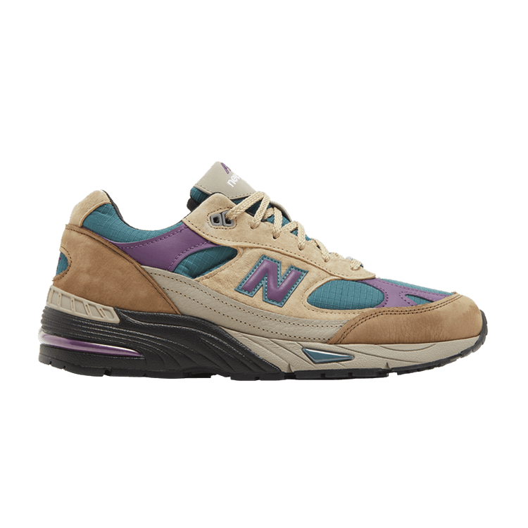 Palace x New Balance 991 Made in England 'Taos Taupe Grape'
