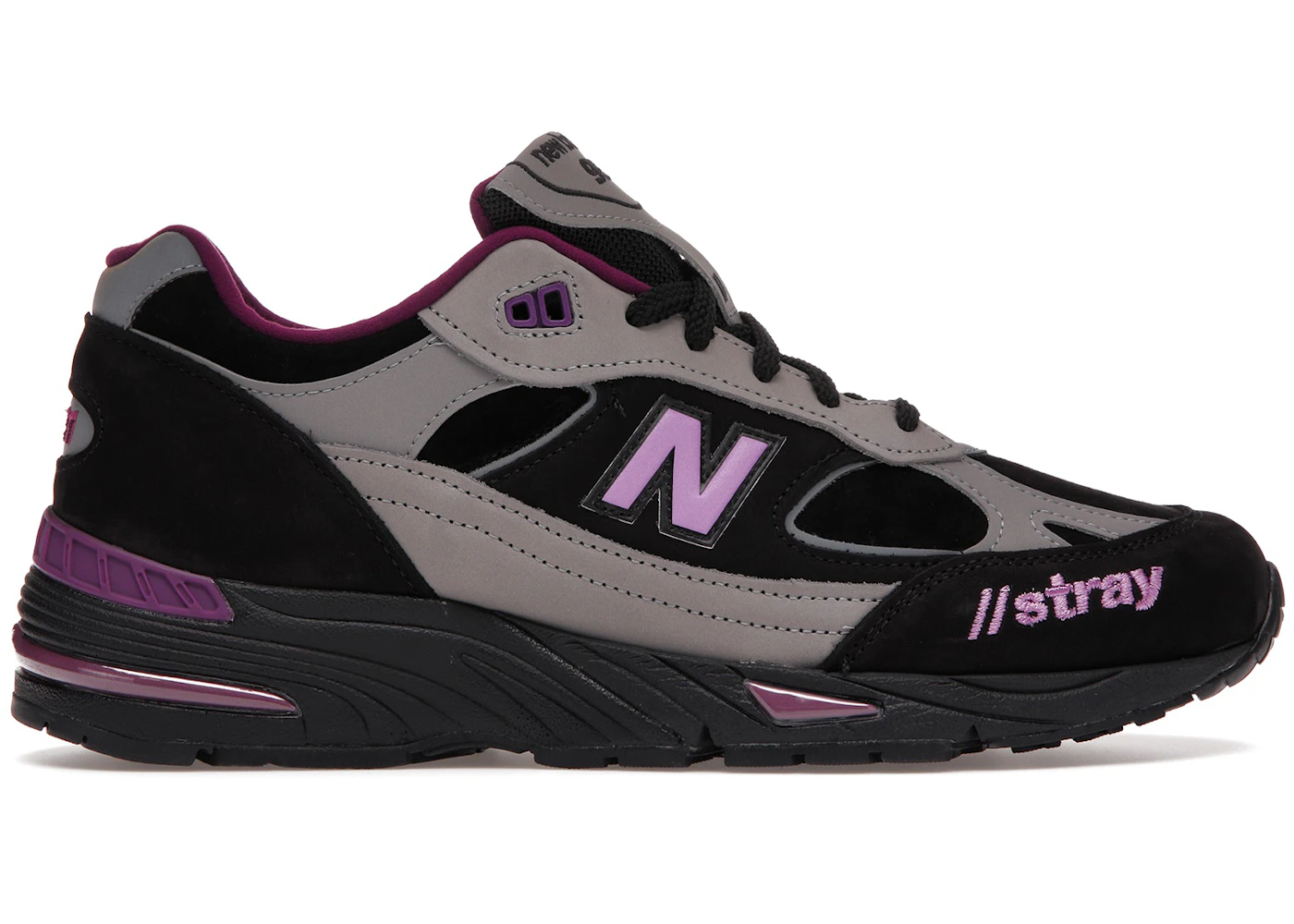 New Balance 991 Stray Rats Black