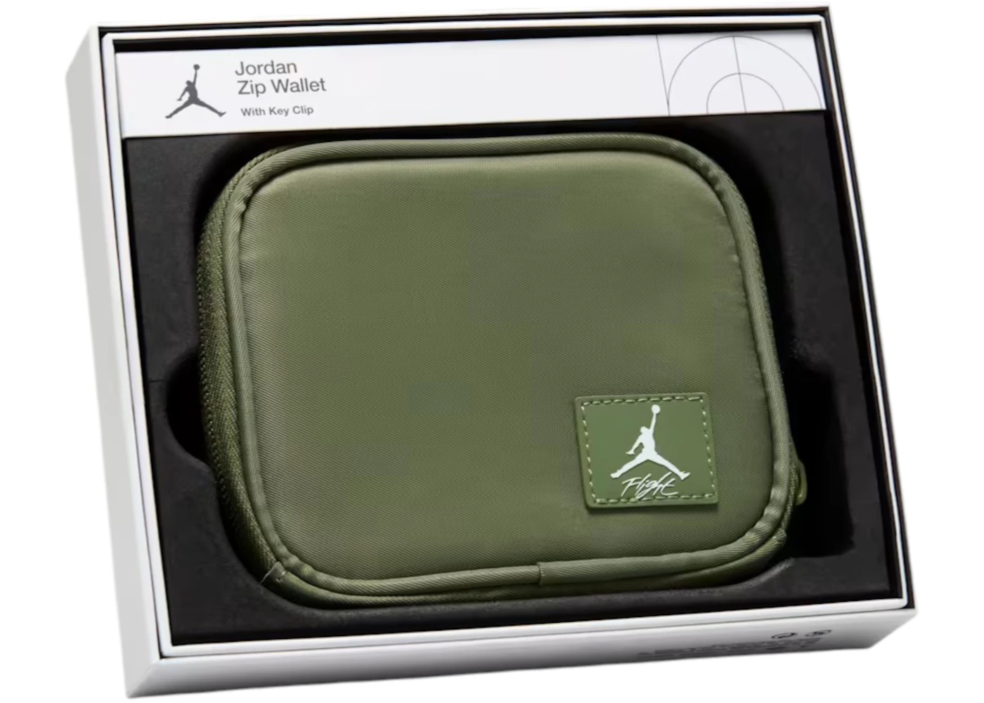 Nike Jordan Men's Flight Zip Wallet Sky J Light Olive