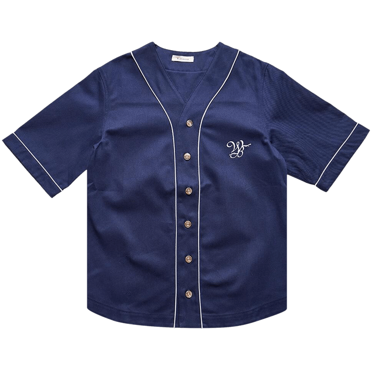 Wales Bonner Freestyle Shirt 'Navy'