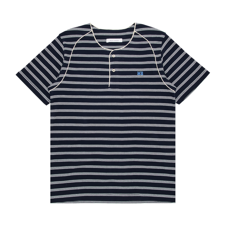 Wales Bonner Isaiah T-Shirt 'Navy/White'
