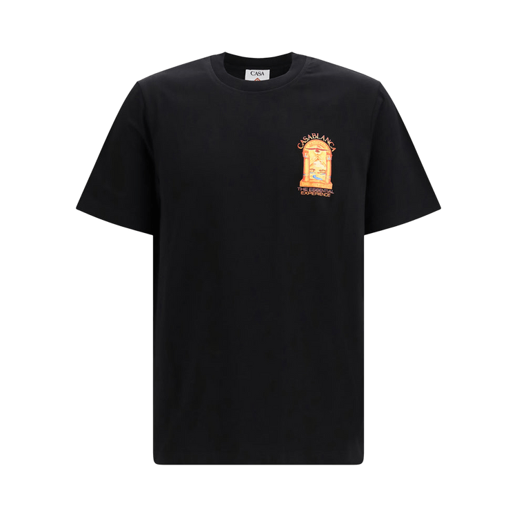 Casablanca Hermons Mirage Arch Printed Classic T-Shirt 'Black'