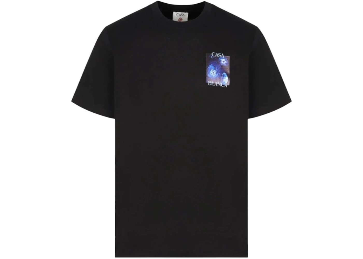 Casablanca Meduse Printed Classic T-shirt Black
