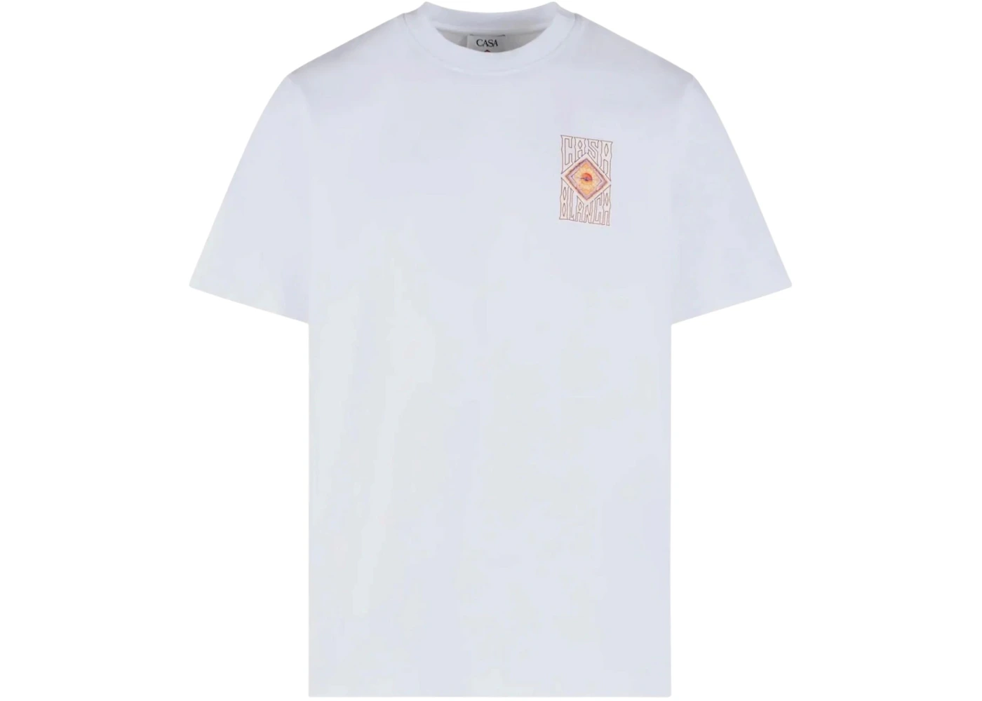 Casablanca Mirage Printed Classic T-shirt White