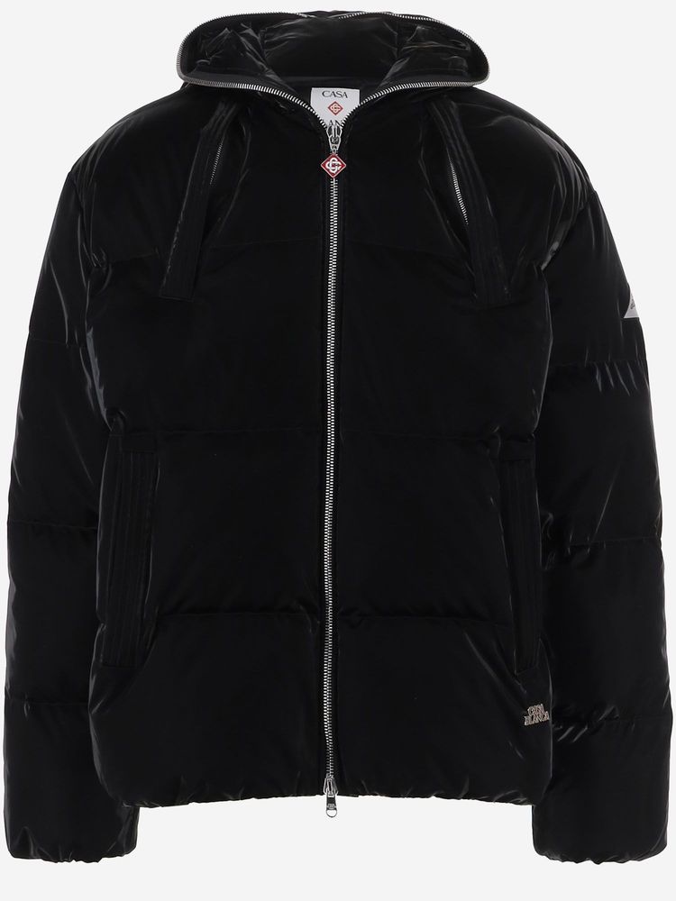 Casablanca Hooded Quilted Down Jacket