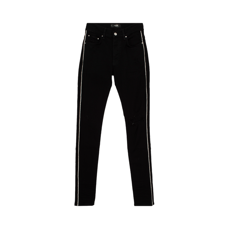 Amiri Crystal Track Jeans 'Black'