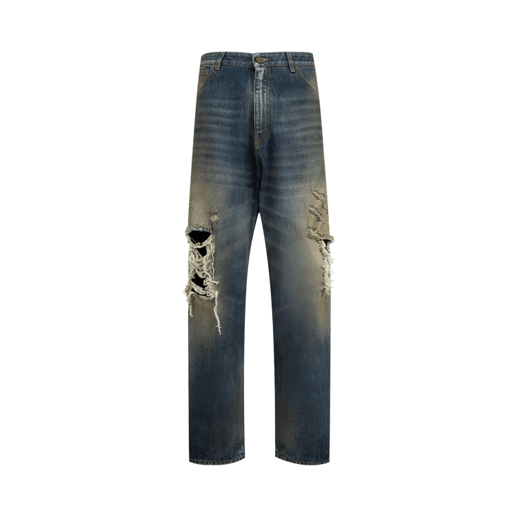 Vetements Trashed Jeans 'Washed Out Blue'