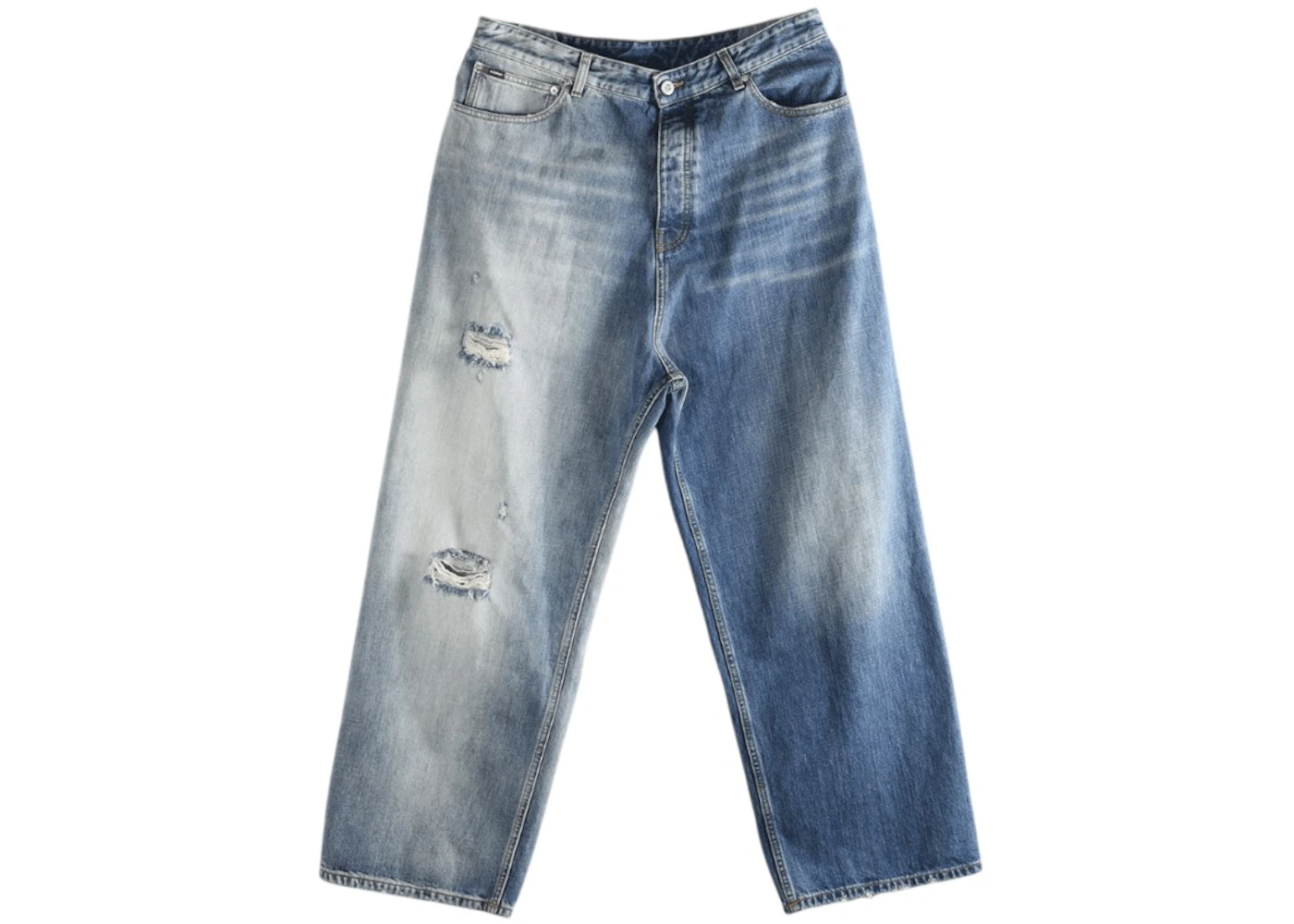 Vetements Degrade Effect Jeans Light Blue Blue