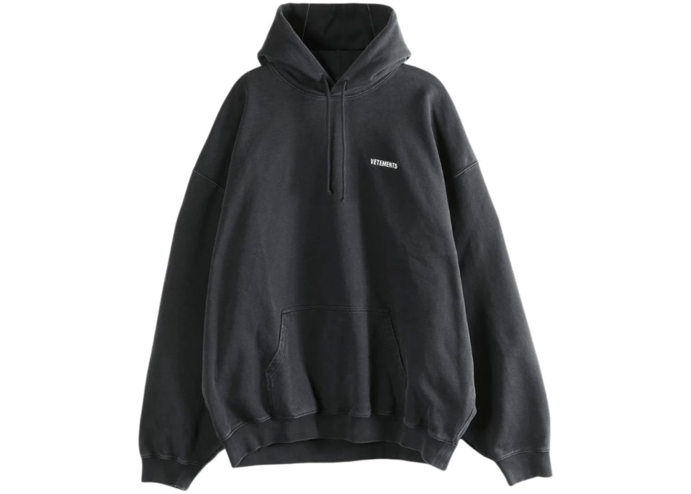 Vetements Iconic Logo Hoodie Black