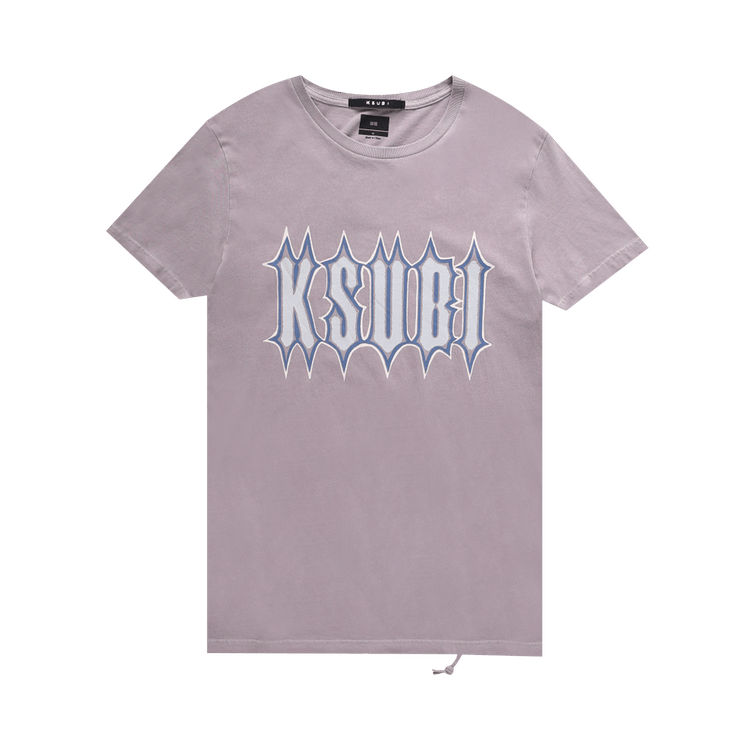 Ksubi Serrated Seeing Lines Tee 'Silt Purple'