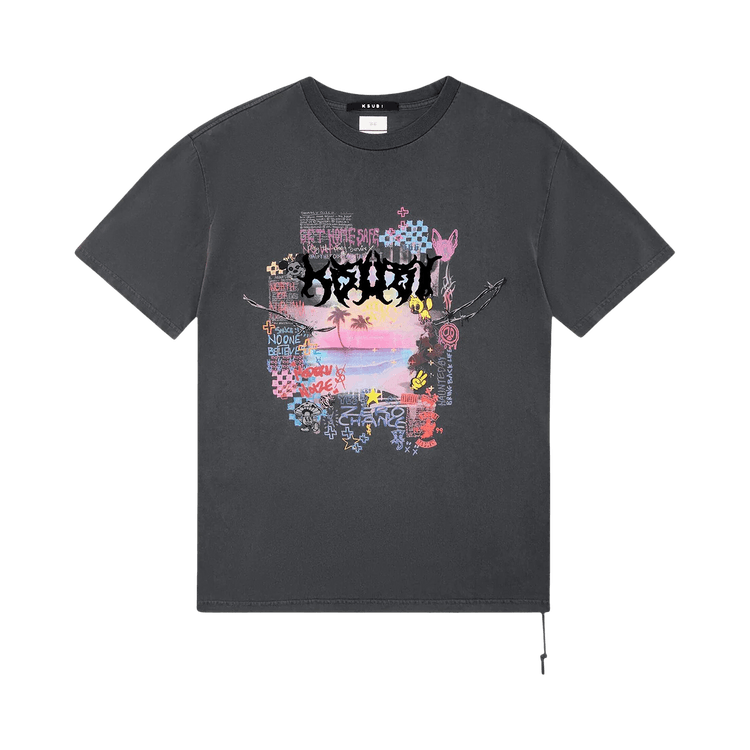 Ksubi Vandals Biggie T-Shirt 'Faded Black'