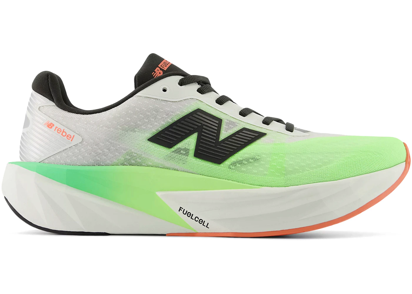 New Balance FuelCell Rebel v5 White Mint Flash