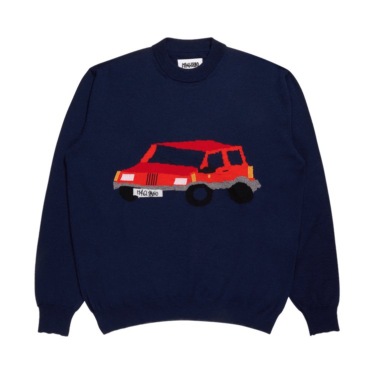 Magliano Pandino Knit Sweatshirt 'Blue'