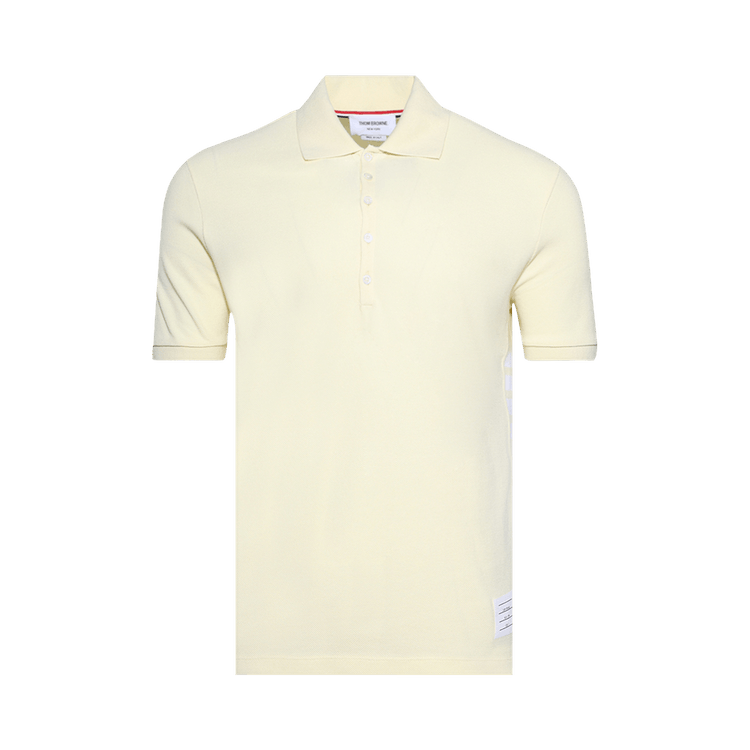 Thom Browne Short-Sleeve Rib Cuff Polo 'Yellow'