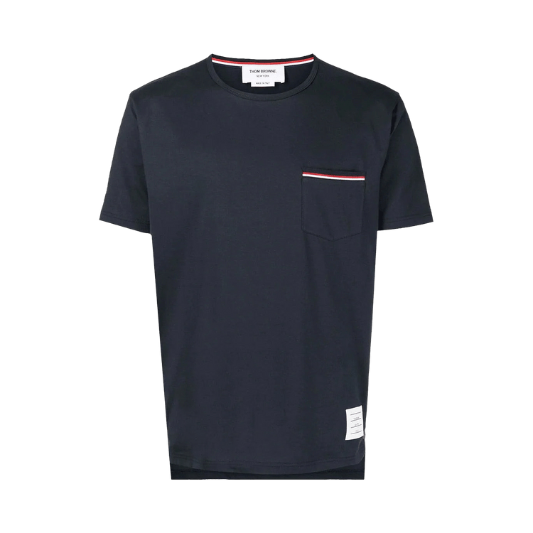 Thom Browne Short-Sleeve Pocket Tee 'Navy'