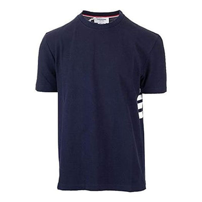THOM BROWNE Short Sleeve T-Shirt 'Navy'