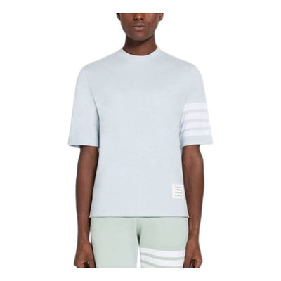 THOM BROWNE Short Sleeve T-Shirt 'Sky Blue'