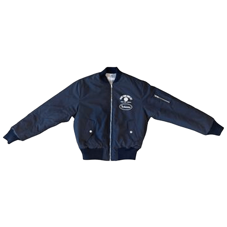 Market Handyman Reversible Bomber Jacket 'Pirate Black/Wood Camo'