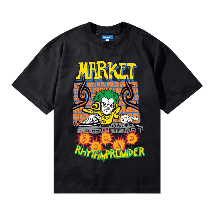 Market Rhythm Provider T-Shirt 'Jet Black'