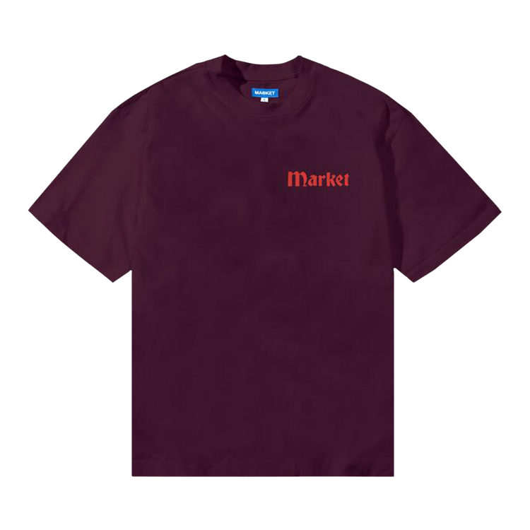 Market True Tread T-Shirt 'Wine'