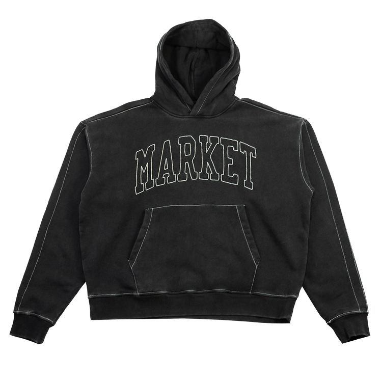 Market Big Stitch Hoodie 'Black'